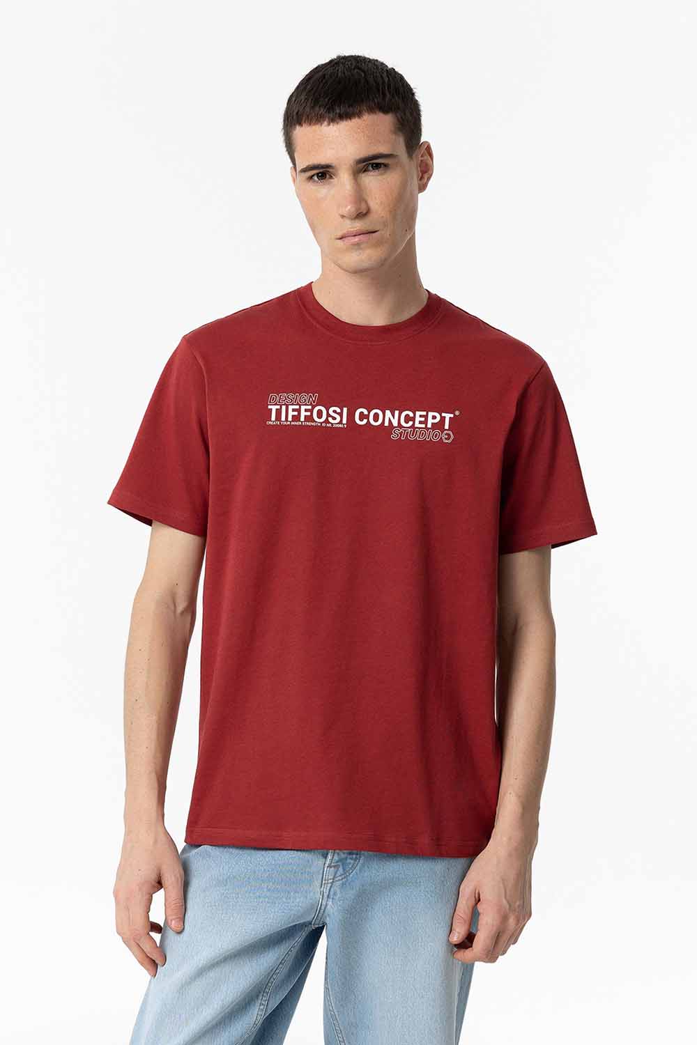 Camiseta de la marca Tiffosi Rojo