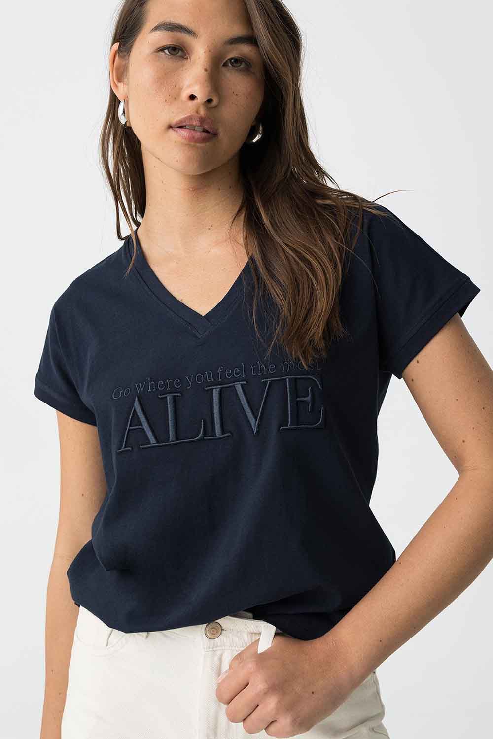 Camiseta de la marca Tiffosi Azul Marino