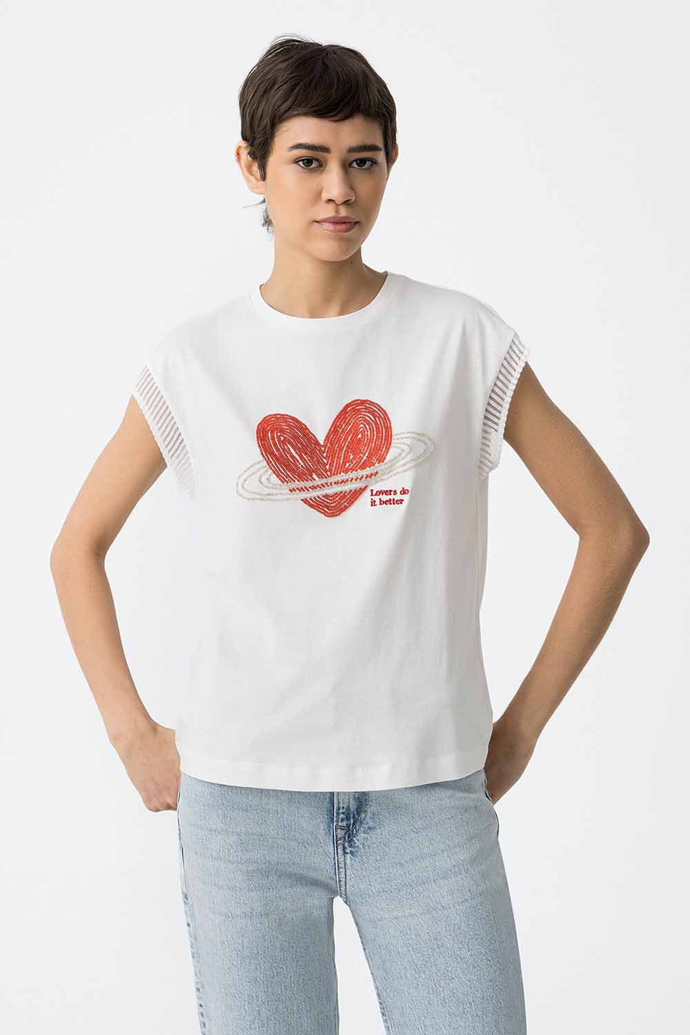 Camiseta de la marca Tiffosi Blanco