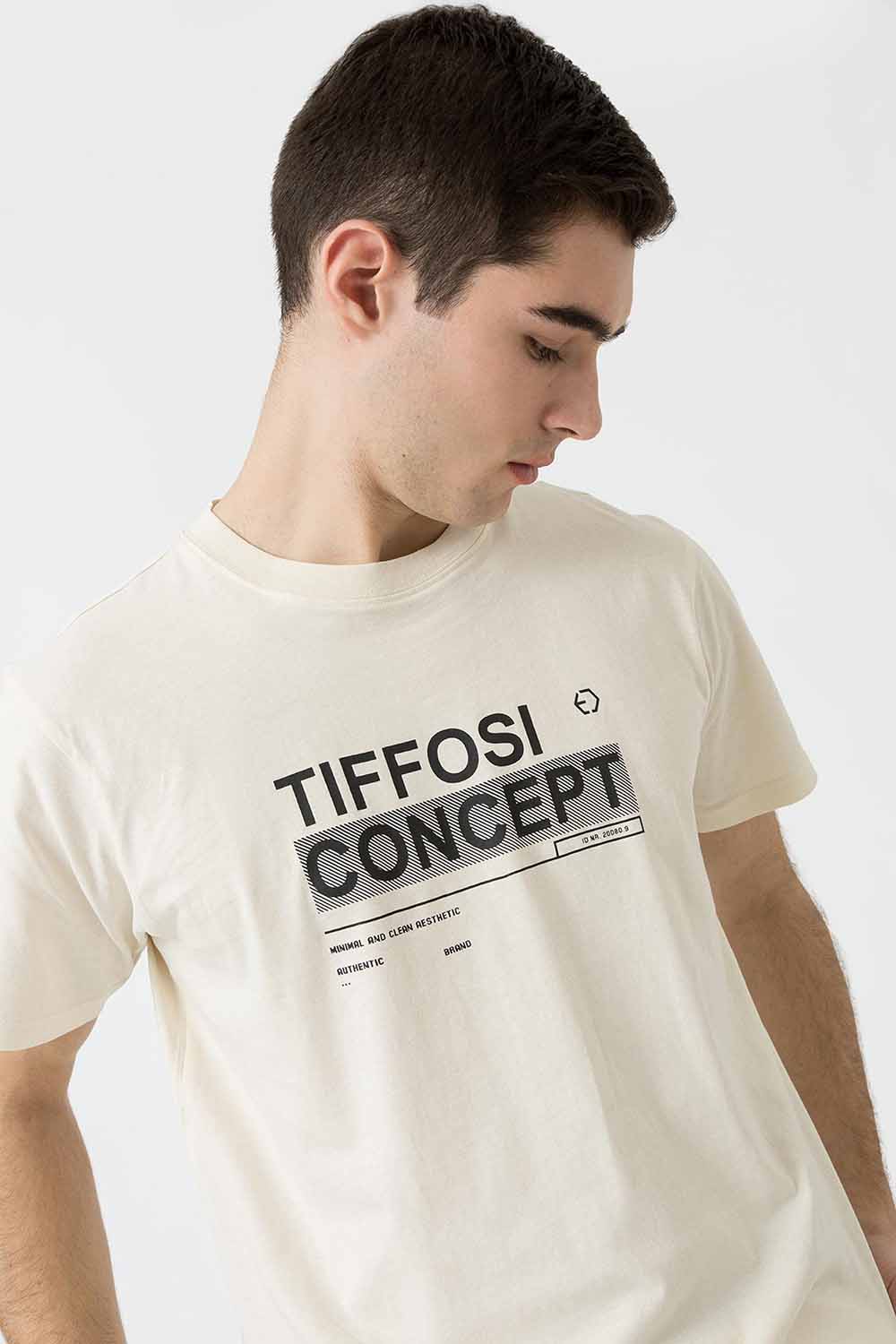 Camiseta de la marca Tiffosi Beige