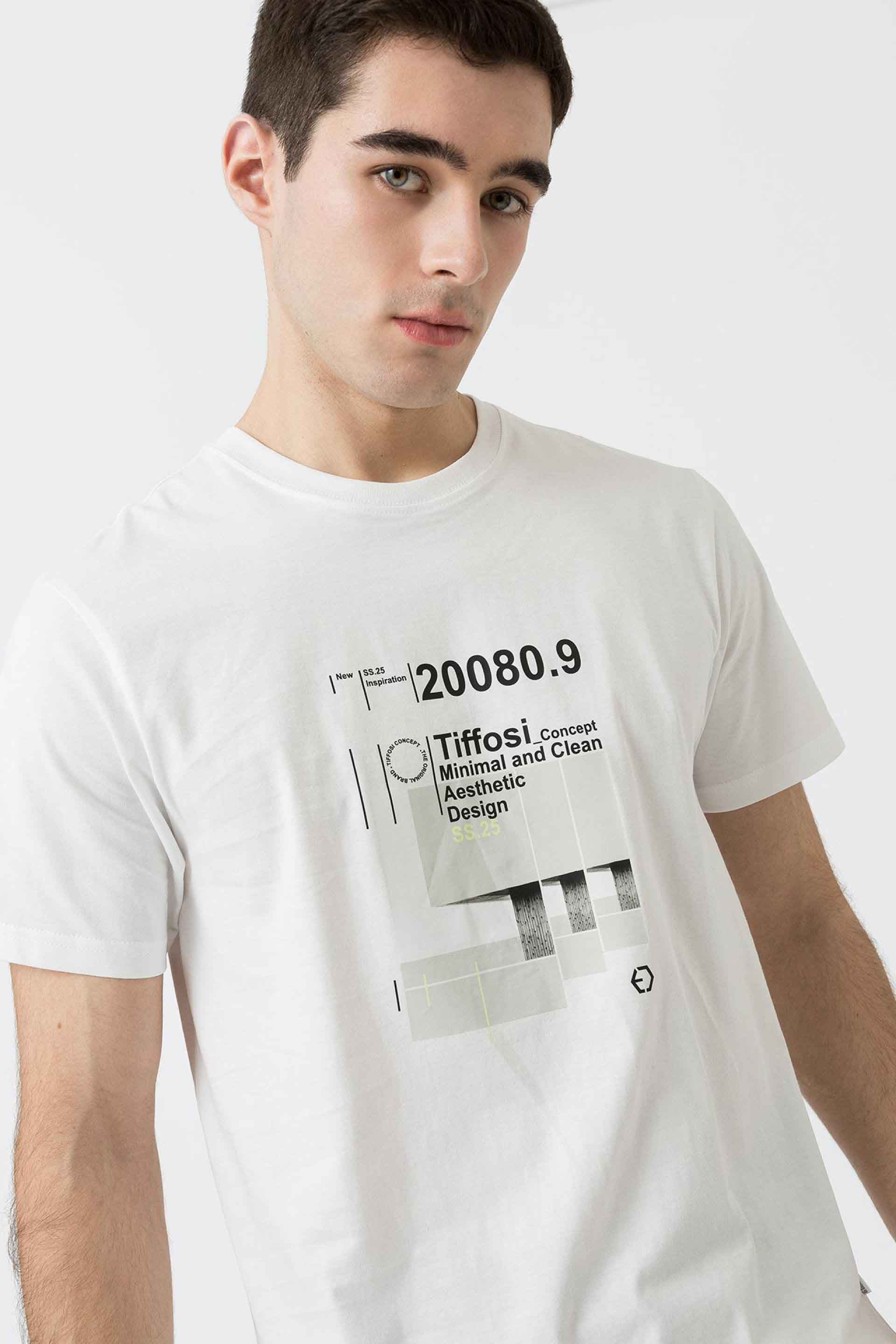 Camiseta de la marca Tiffosi Blanco