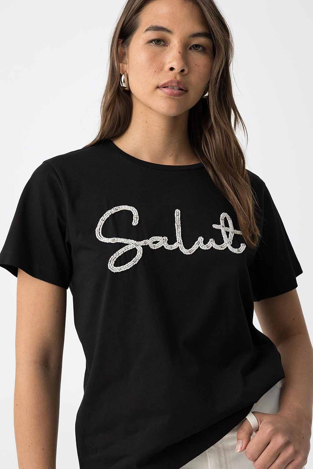 Camiseta de la marca Tiffosi Negro
