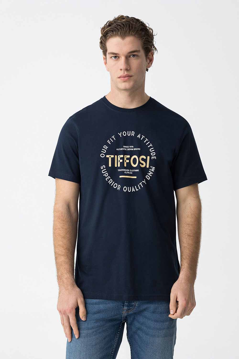 Camiseta de la marca Tiffosi Azul Marino