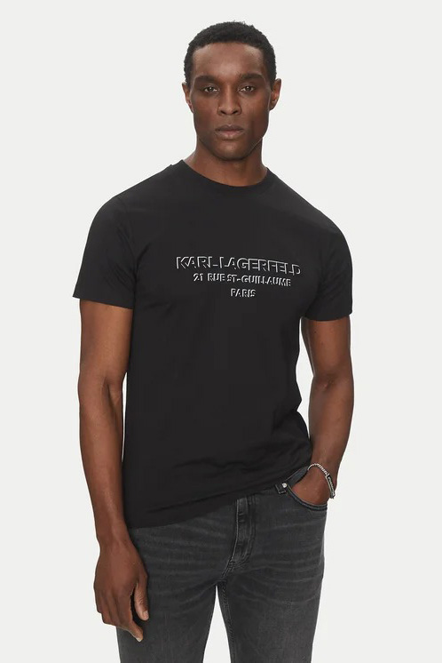 755063552241ne Camiseta de la marca Karl Lagerfeld Marino