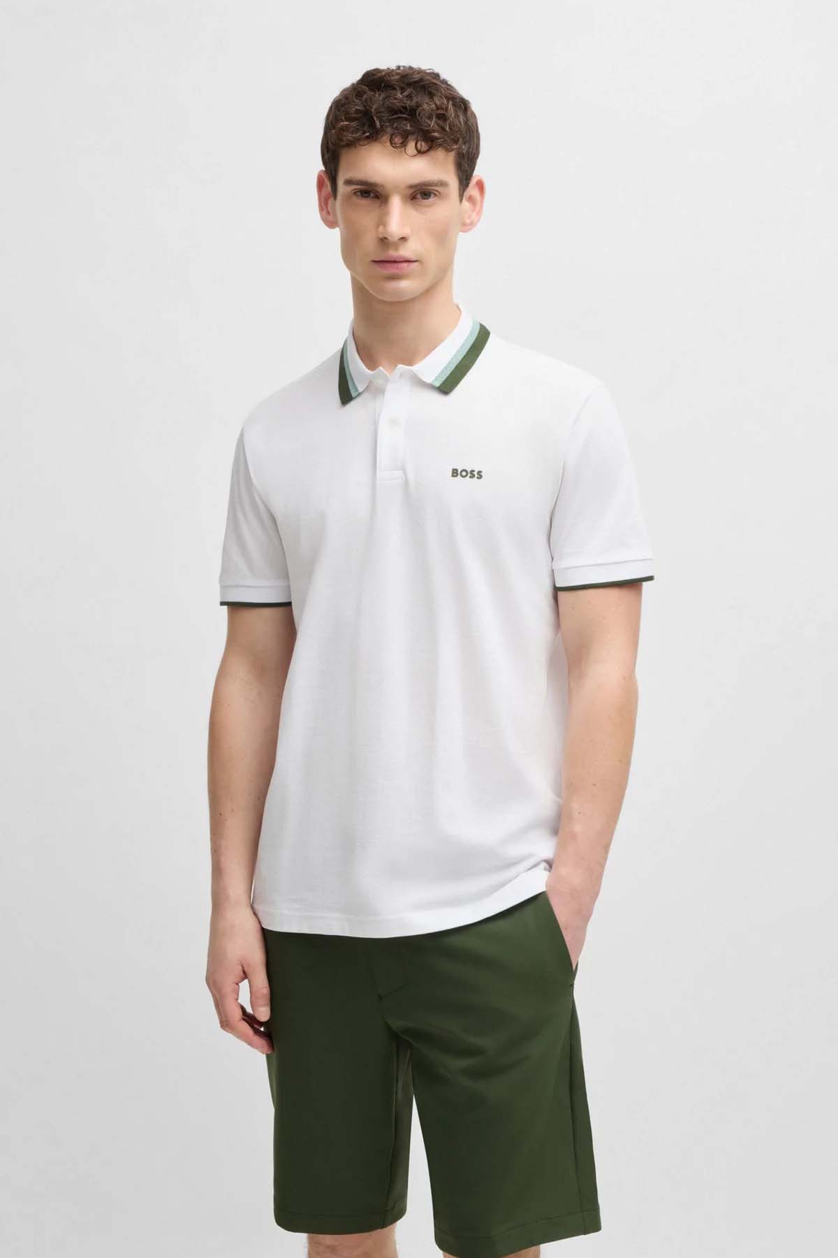 Polo de la marca BOSS Blanco