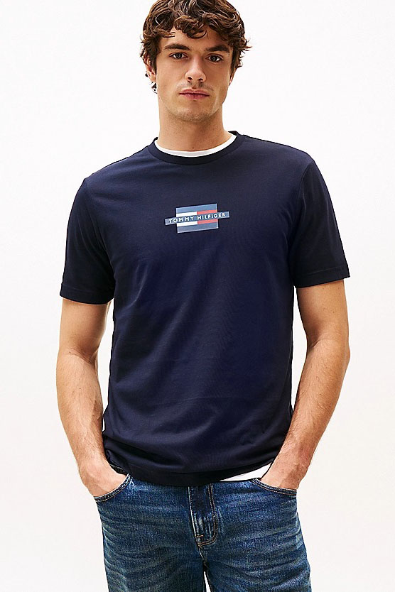 Camiseta de la marca Tommy Hilfiger Azul Marino