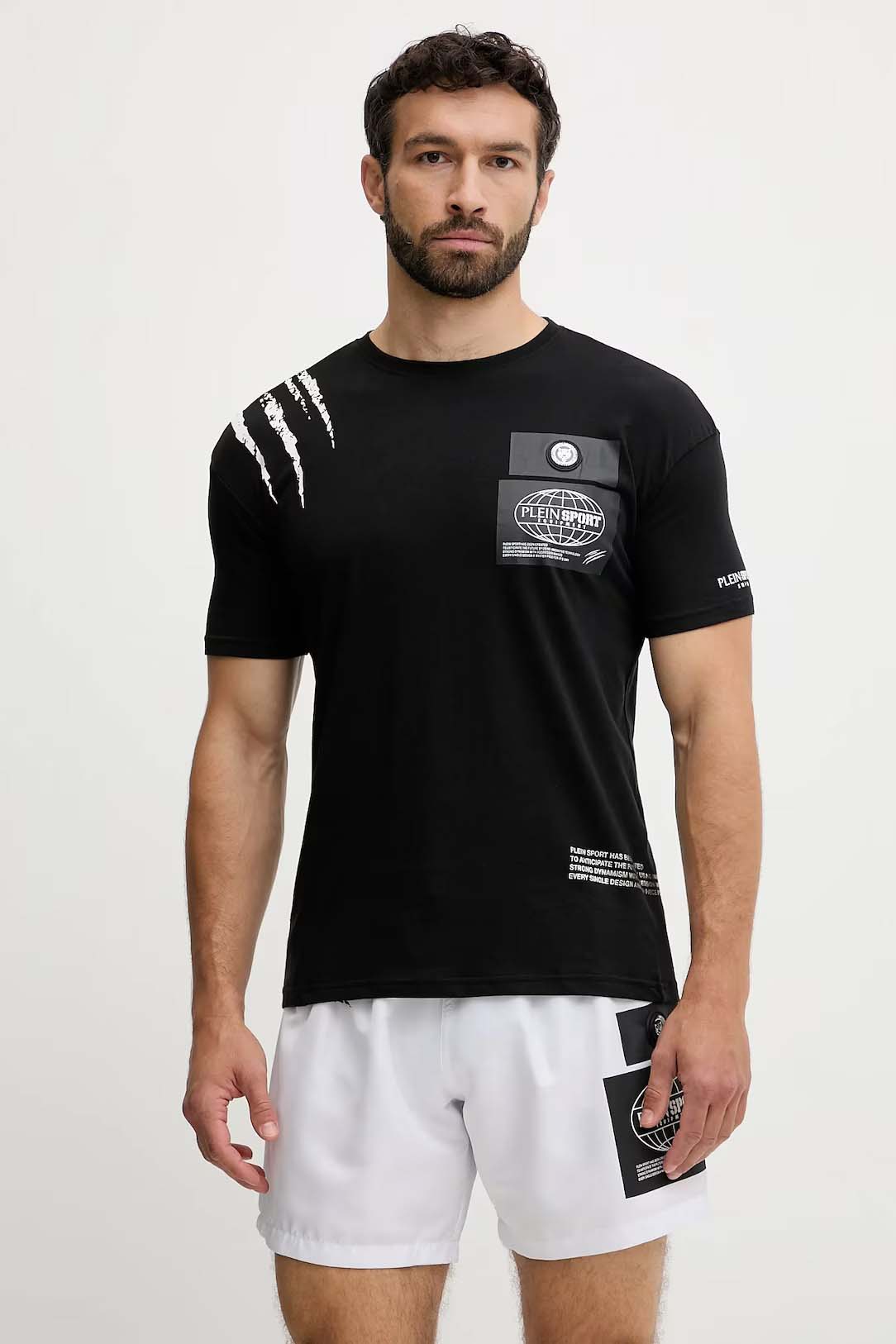 Camiseta de la marca Plein Sport Negro
