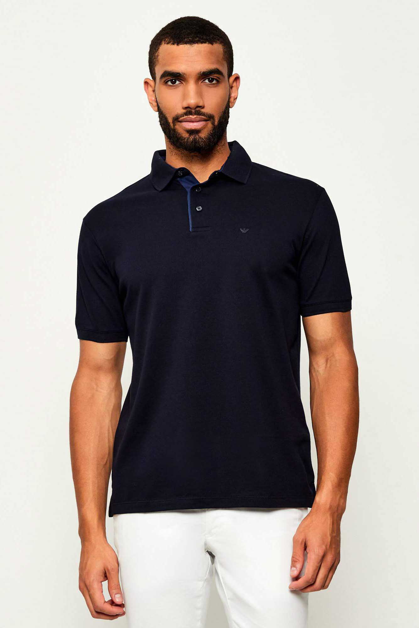EM002142AF12955azm Polo de la marca Emporio Armani Azul Marino