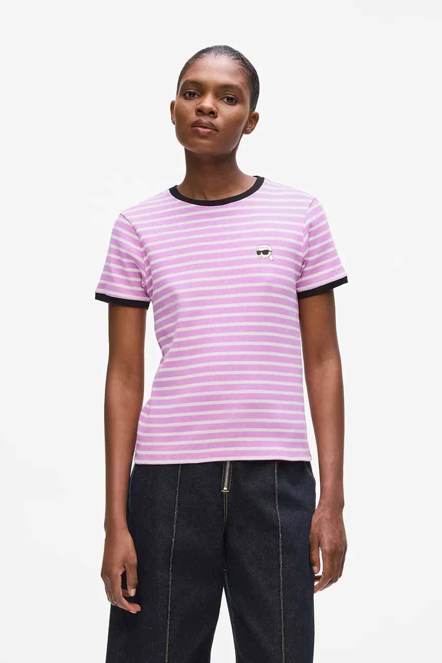 Camiseta de la marca Karl Lagerfeld Rosa