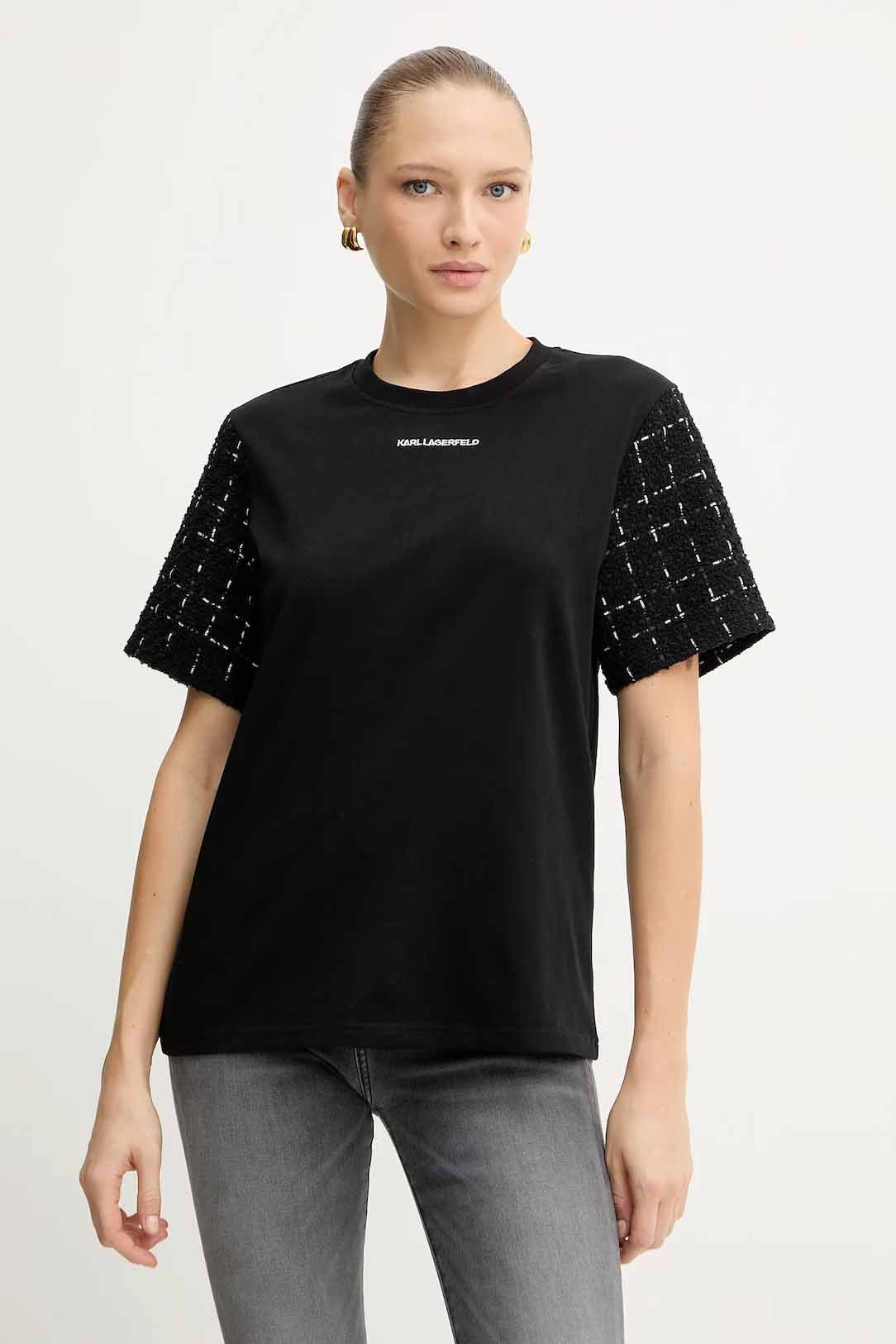 Camiseta de la marca Karl Lagerfeld Negro