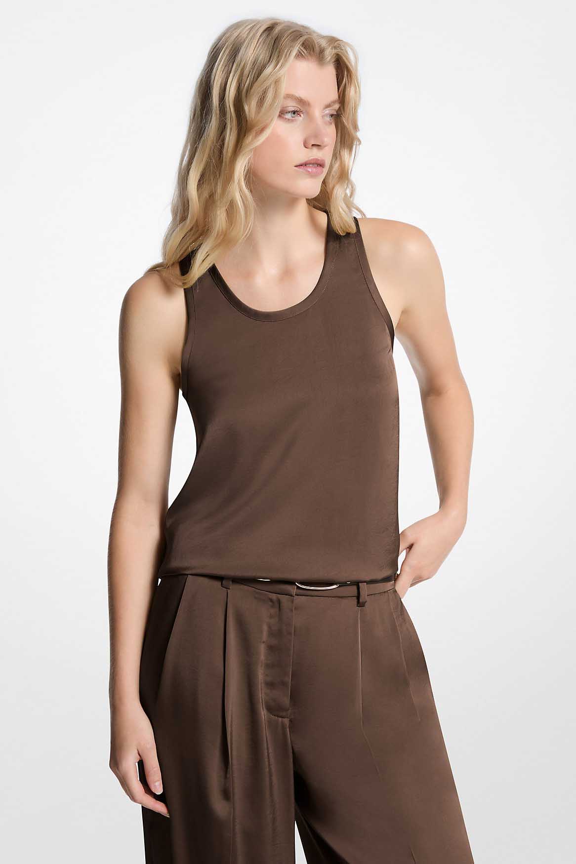 Top de la marca Michael Kors Marrón