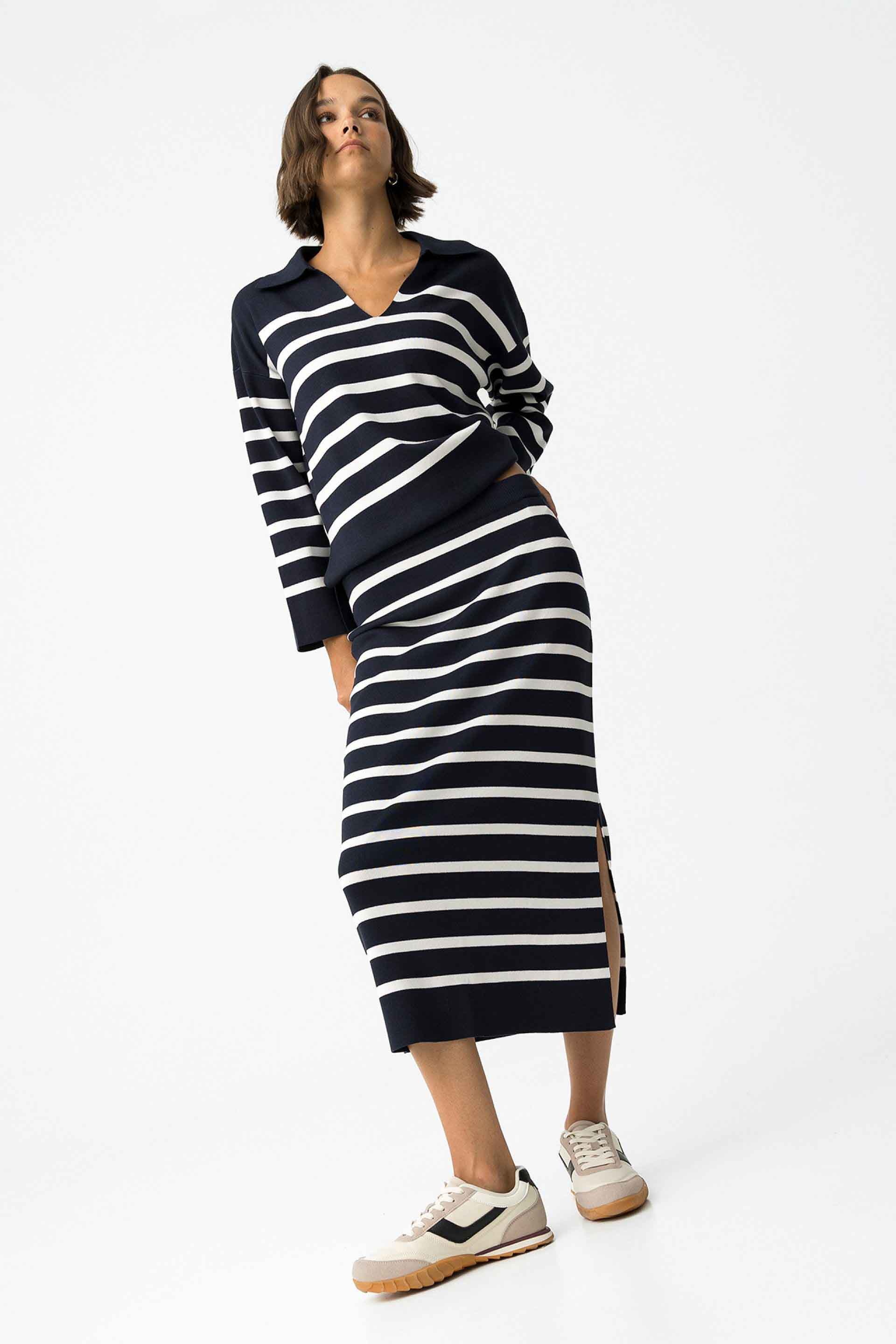 Falda de la marca Tiffosi Rayas