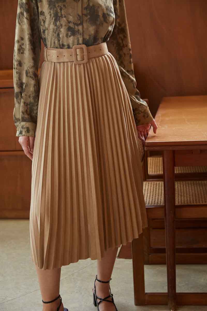 Falda de la marca Elli White Beige