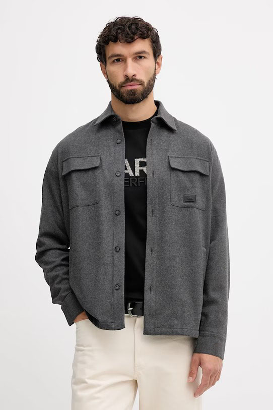 Camisa de la marca Karl Lagerfeld Gris