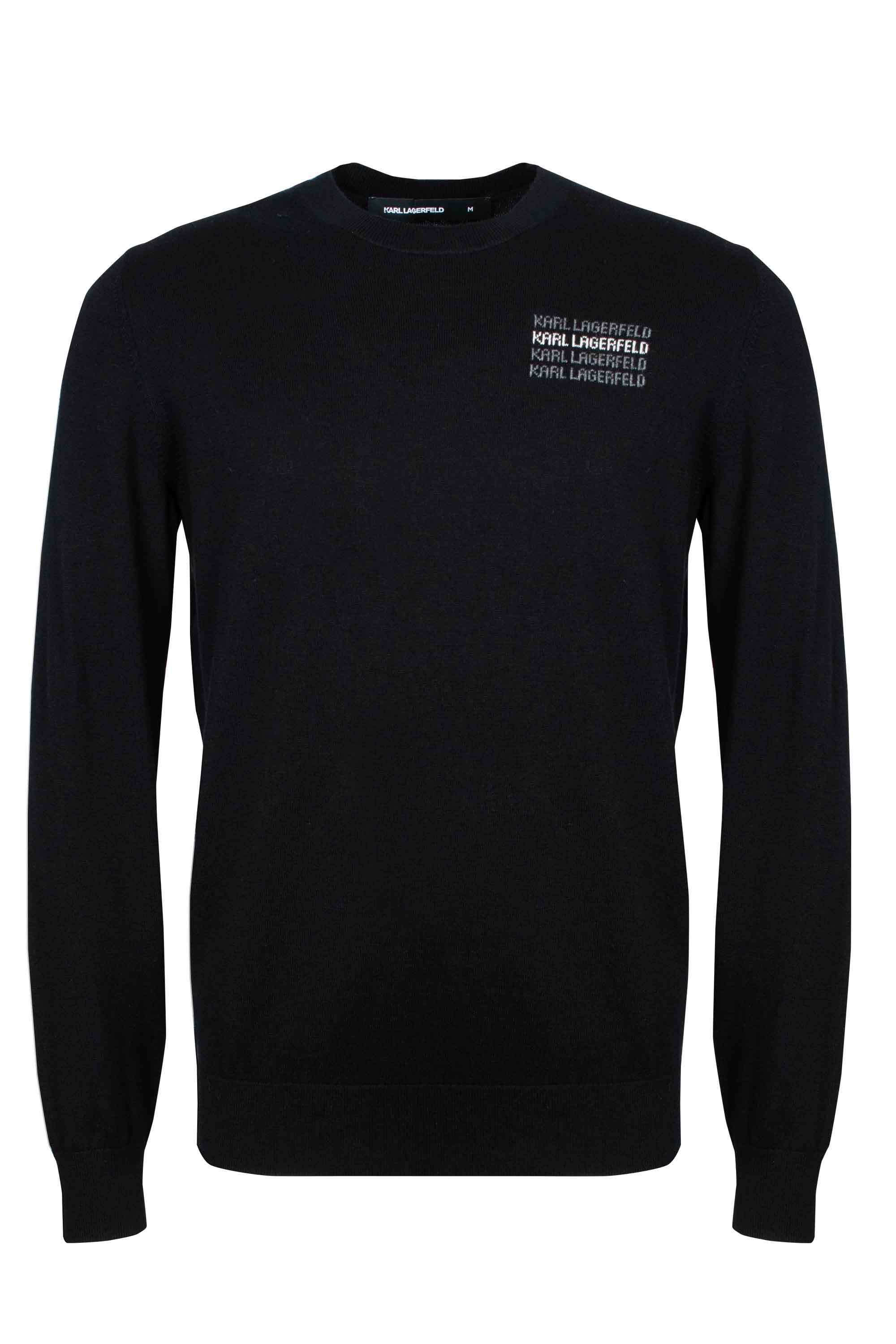 Suéter de la marca Karl Lagerfeld Negro