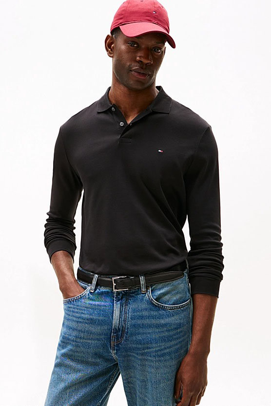 Polo de la marca Tommy Hilfiger Negro