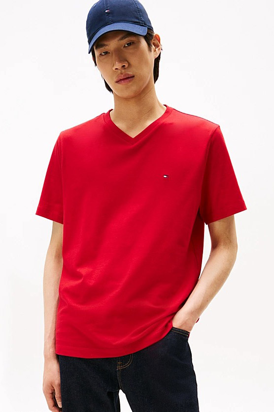Camiseta de la marca Tommy Hilfiger Rojo