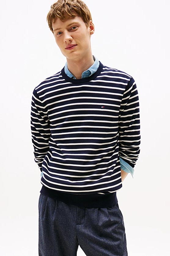 Suéter de la marca Tommy Hilfiger Rayas