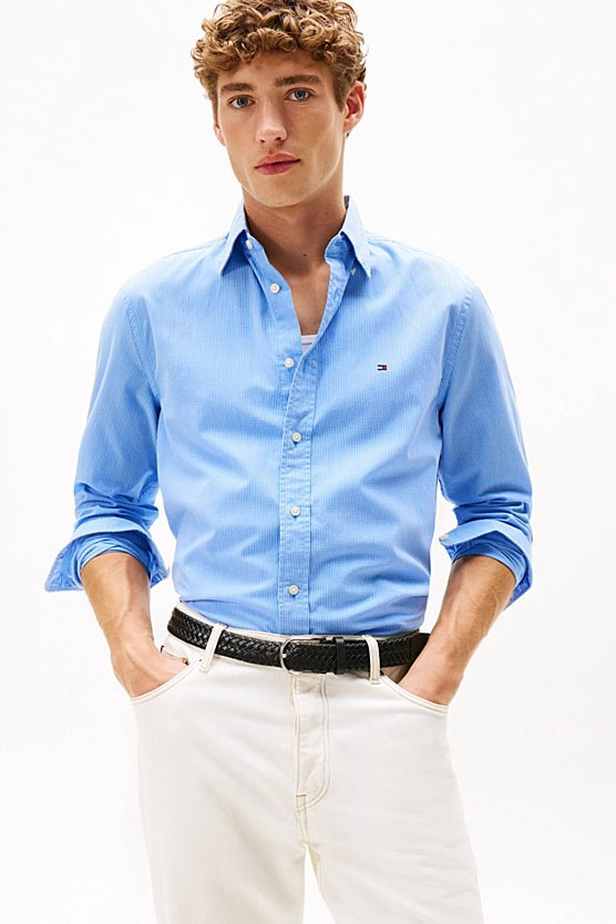 Camisa de la marca Tommy Hilfiger Azul