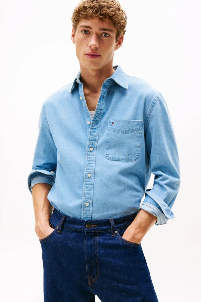 Camisa de la marca Tommy Hilfiger Azul