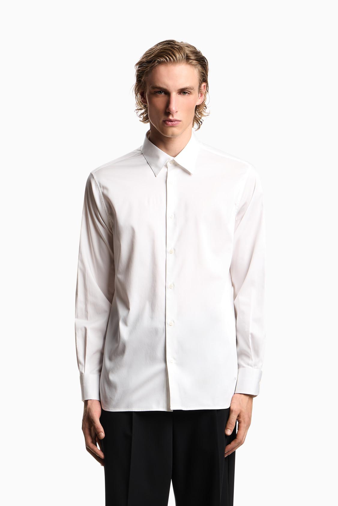 EM005123AF23800bla Camisa de la marca Emporio Armani Blanco