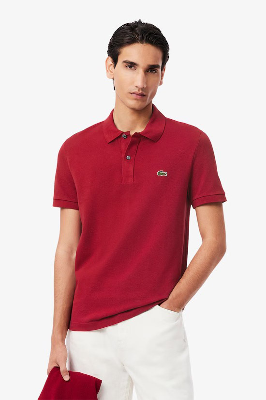 Polo de la marca Lacoste Burdeos