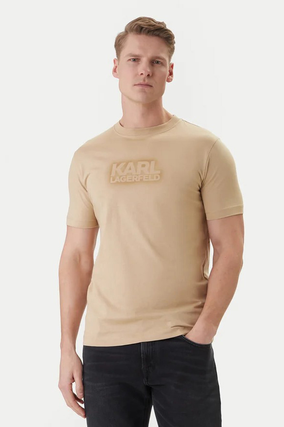 Camiseta de la marca Karl Lagerfeld Camel