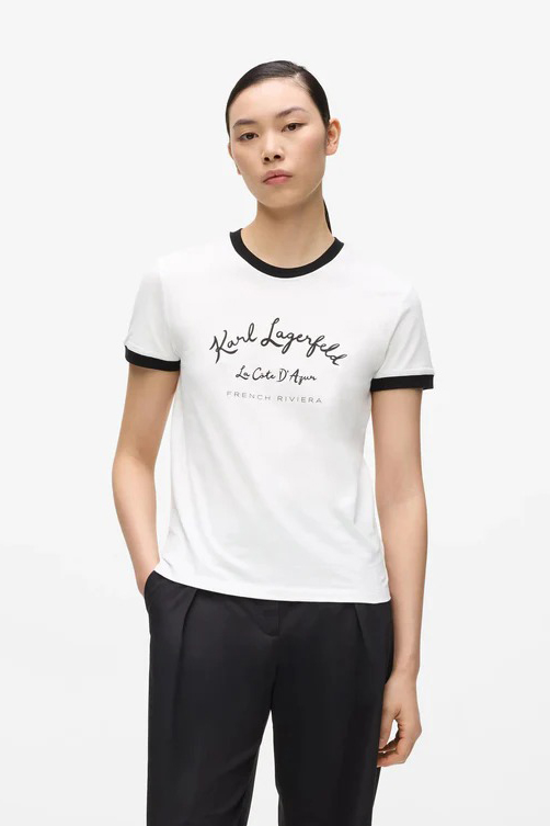 Camiseta de la marca Karl Lagerfeld Blanco