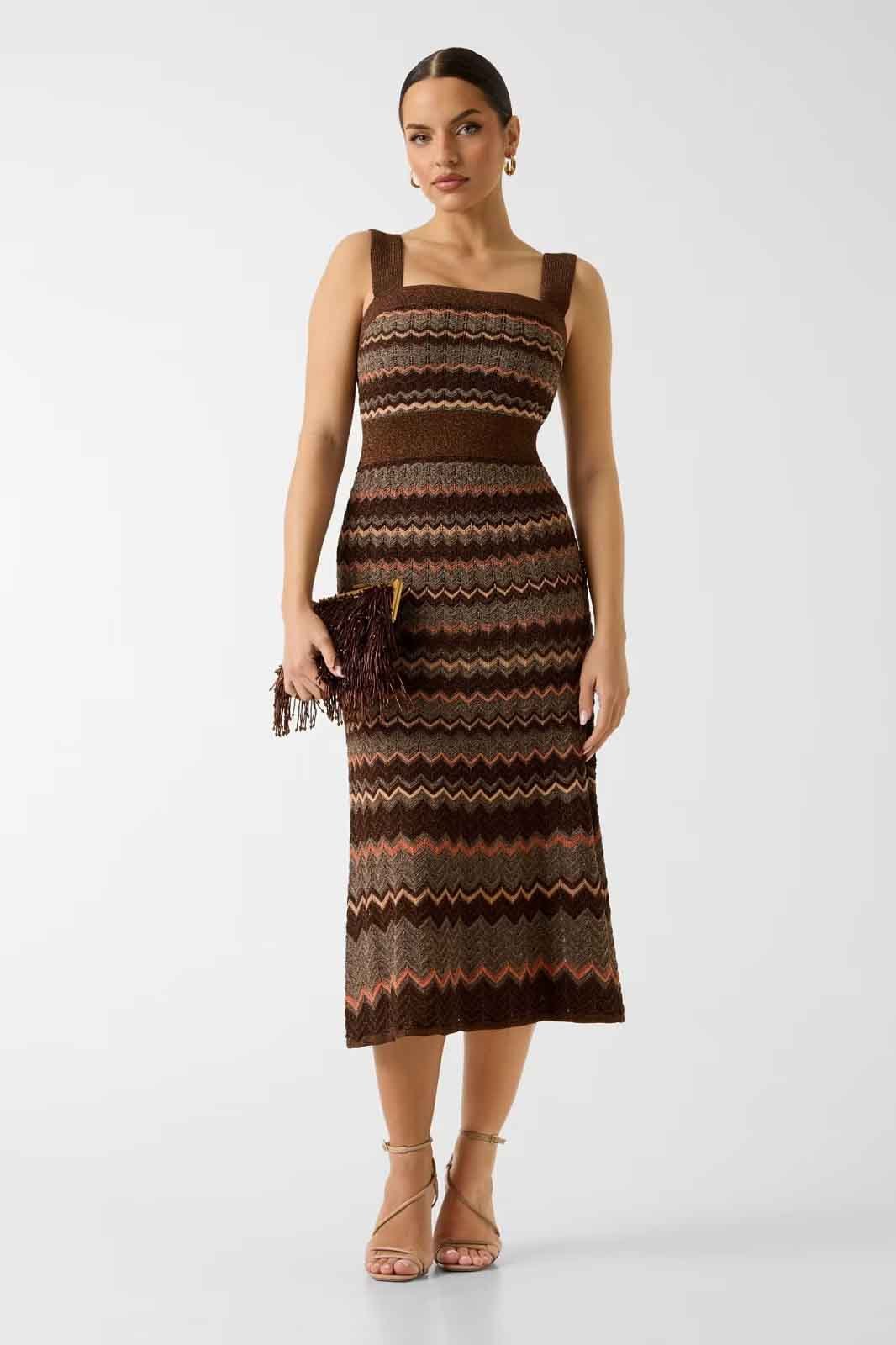 Vestido de la marca Marciano Marrón