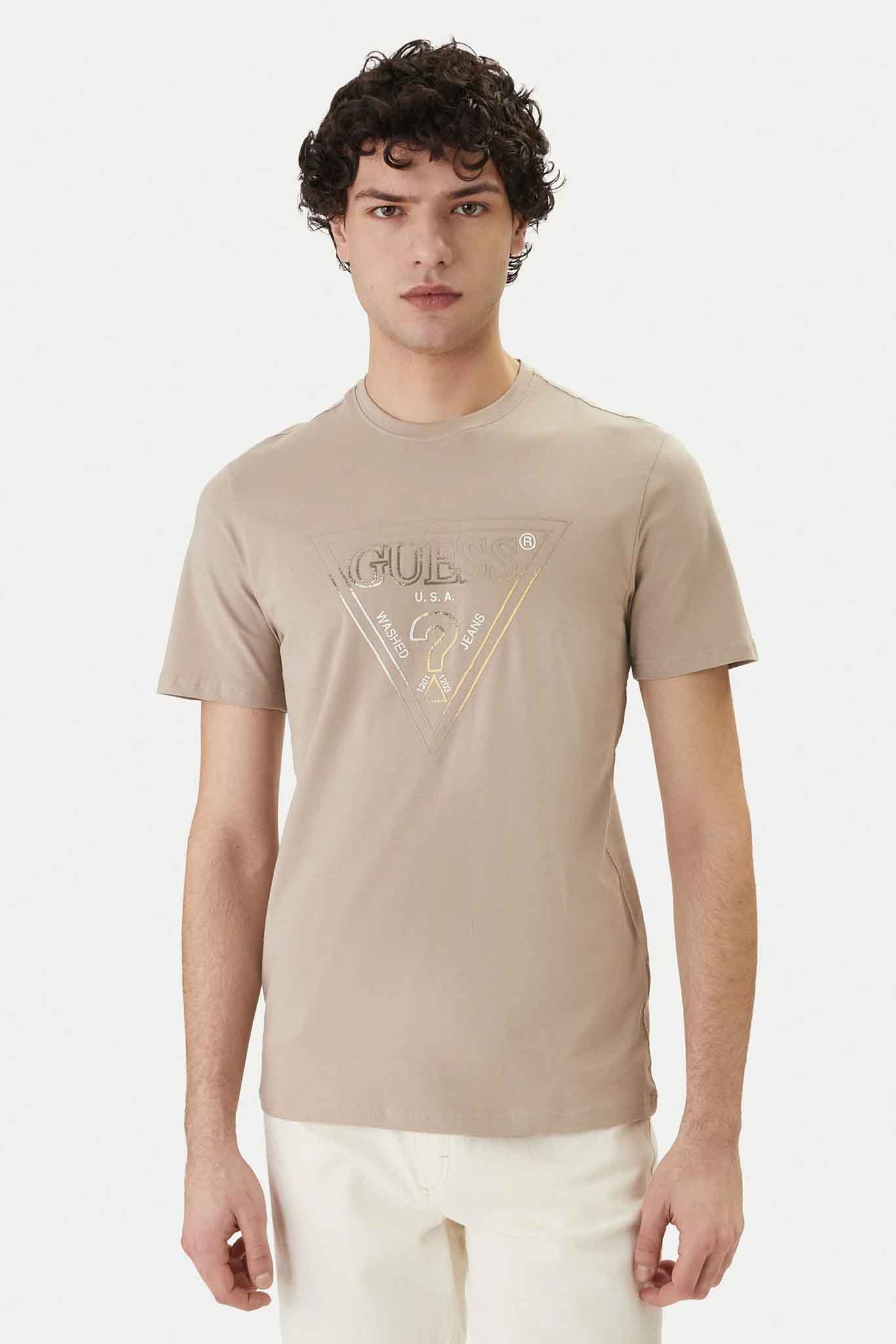 Camiseta de la marca Guess Jeans Beige