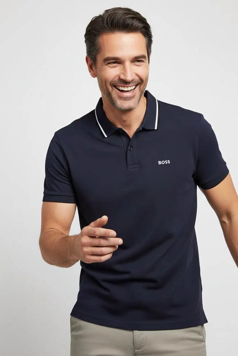 Polo de la marca BOSS Azul Marino
