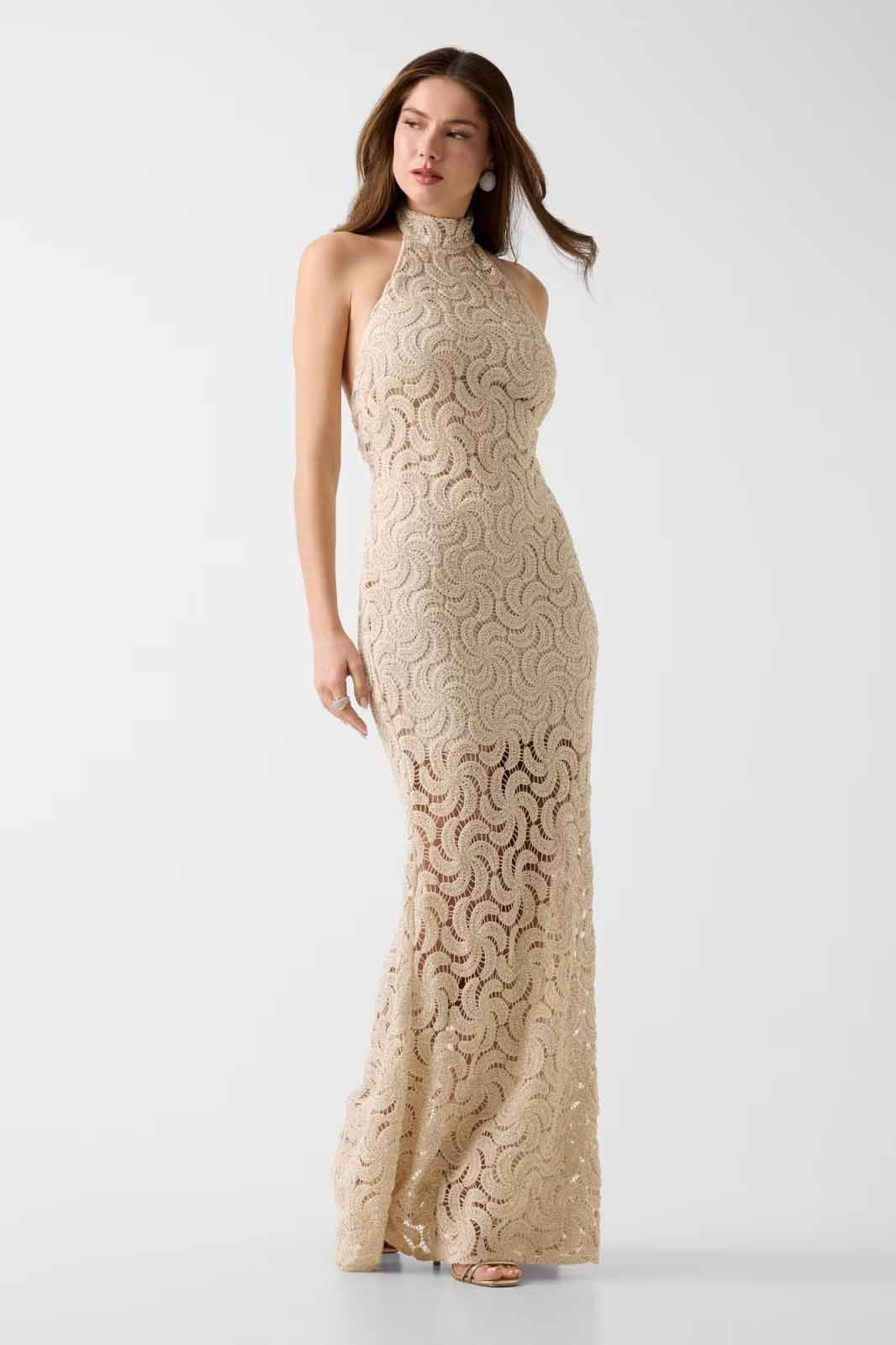 Vestido de la marca Marciano Beige