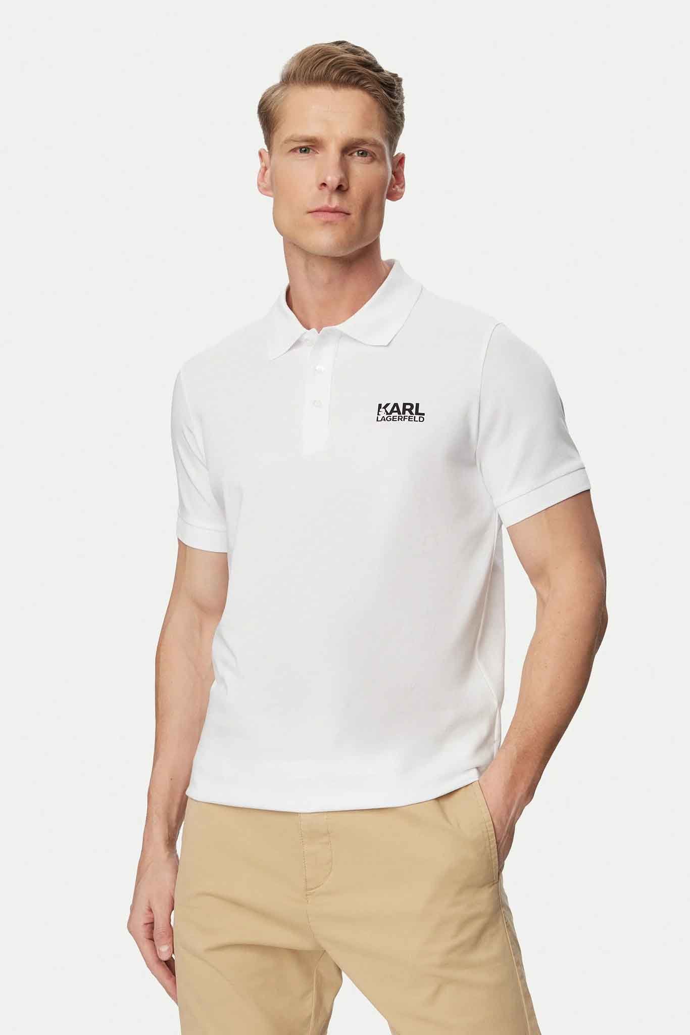 Polo de la marca Karl Lagerfeld Blanco