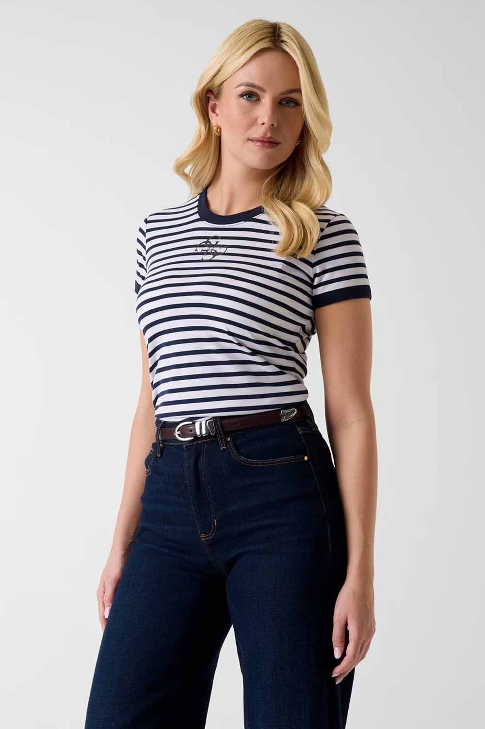 Camiseta de la marca Guess Jeans Rayas