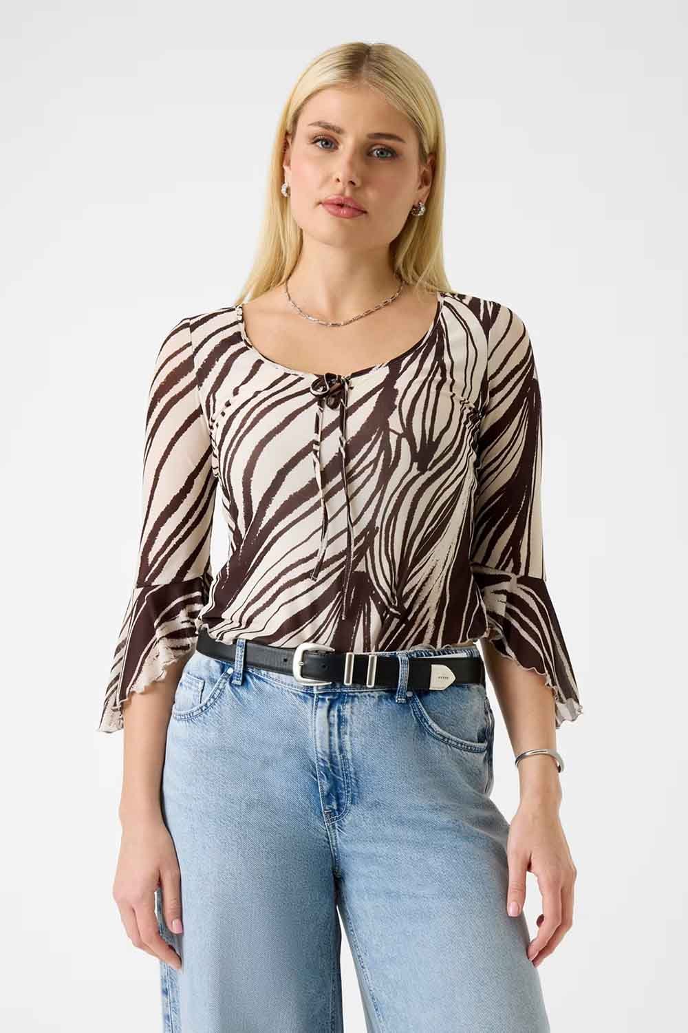 Top de la marca Guess Jeans Estampado