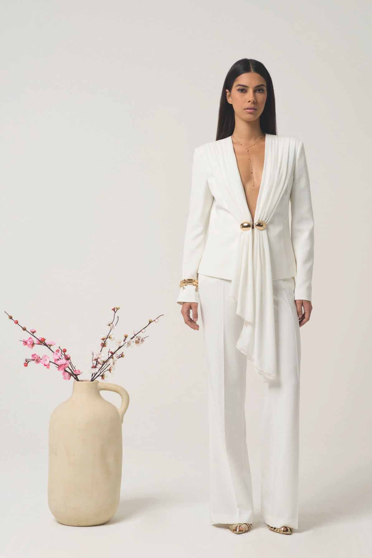 Pantalón de la marca QGuapa Milano Blanco