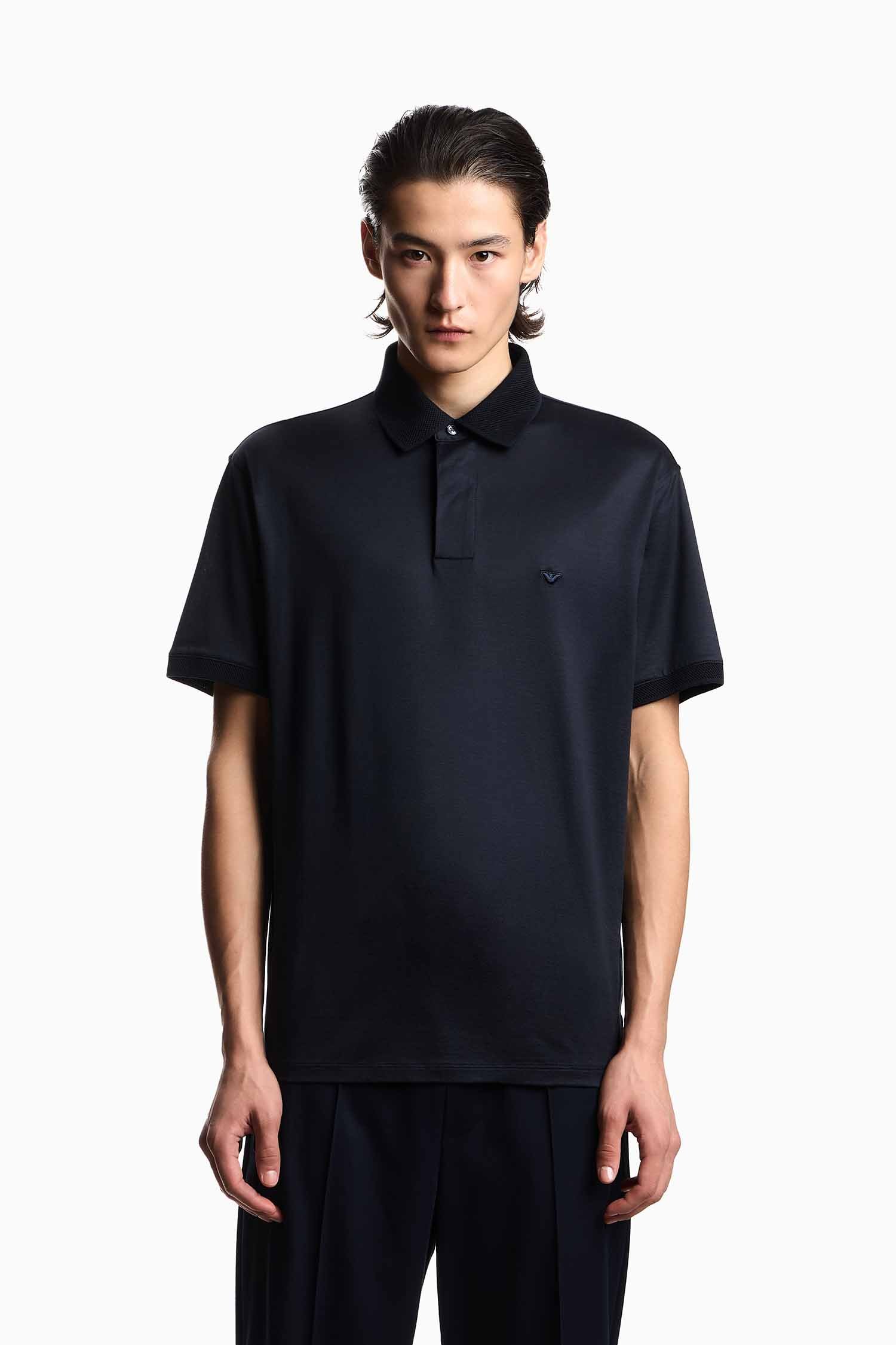 EM004588AF10017az Polo de la marca Emporio Armani Azul Marino