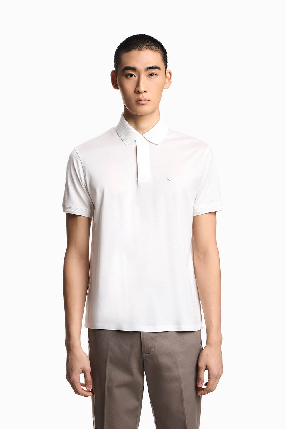 Polo de la marca Emporio Armani Blanco