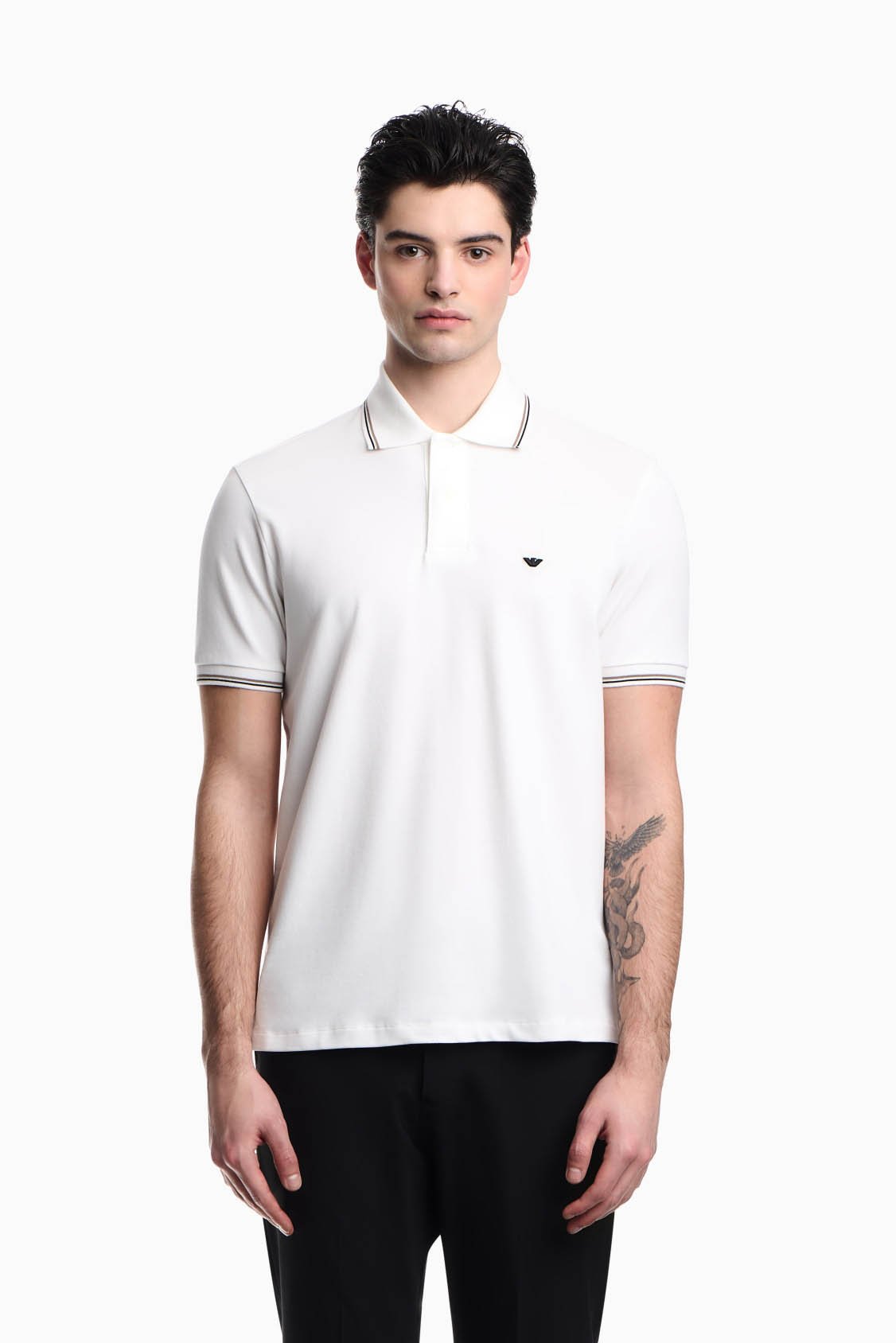 Polo de la marca Emporio Armani Blanco