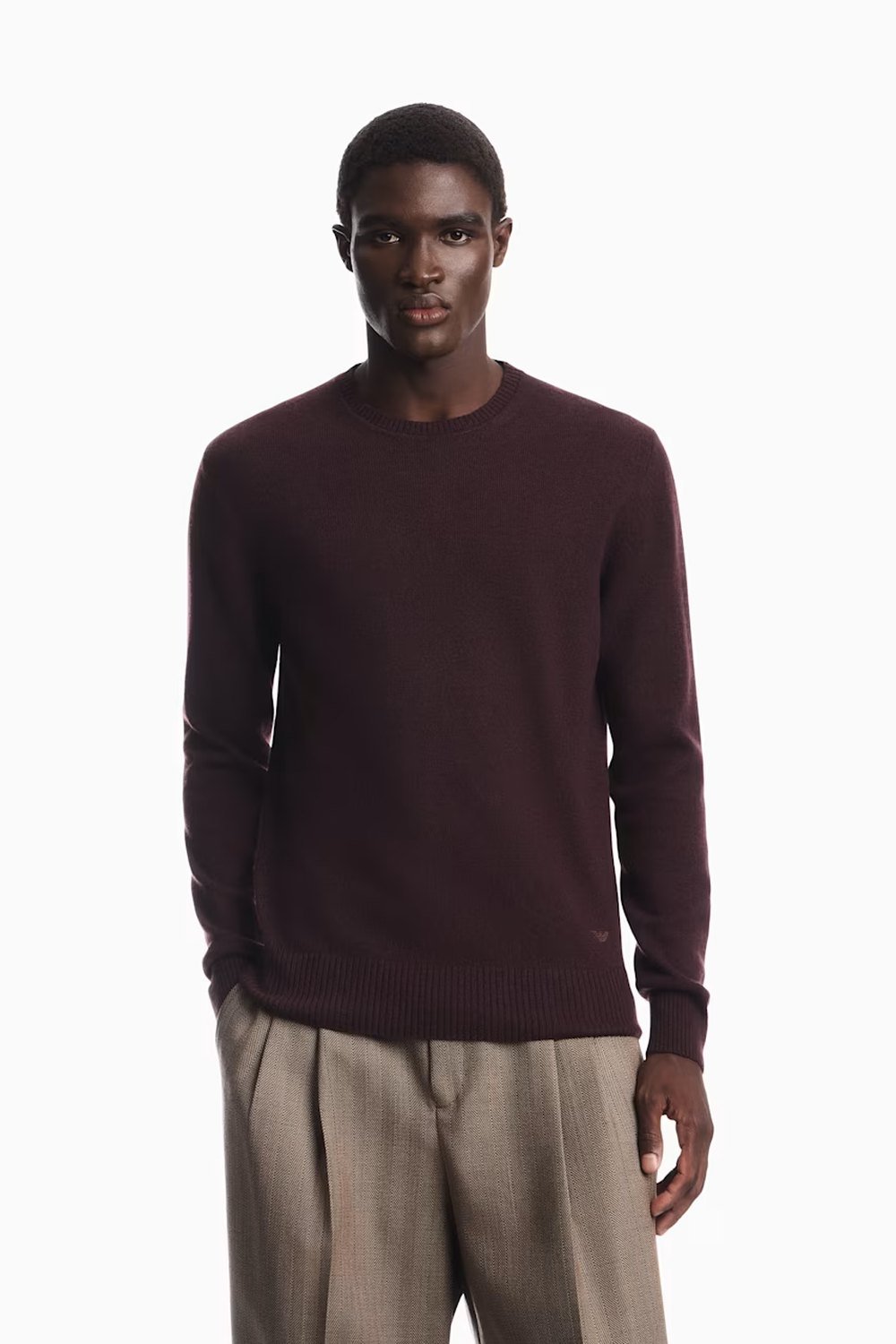 Suéter de la marca Emporio Armani Burdeos