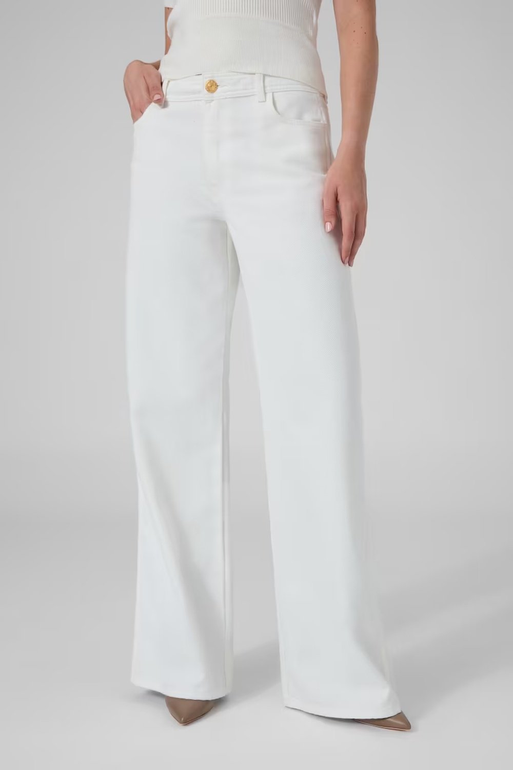 Pantalón de la marca Marciano Blanco