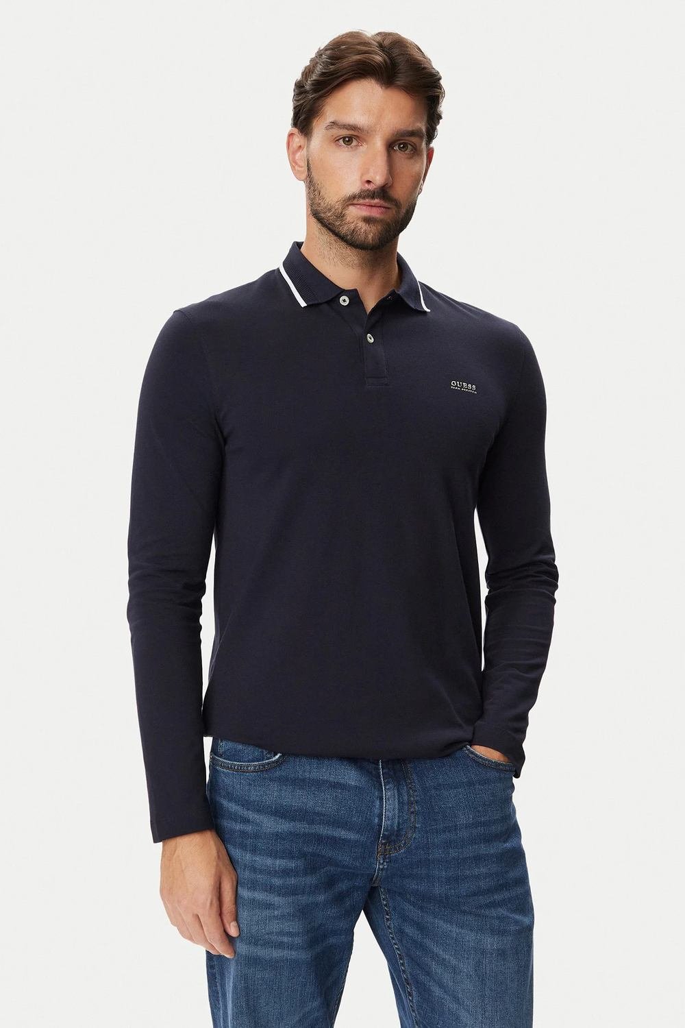 Polo de la marca Guess Jeans Azul Marino