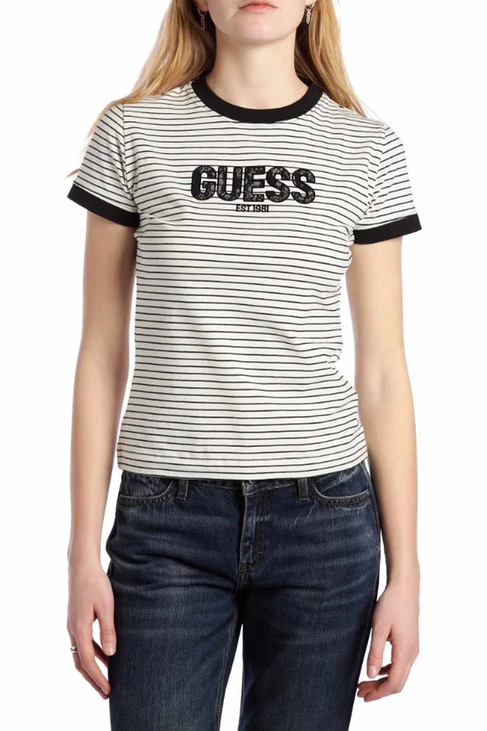 Camiseta de la marca Guess Jeans Rayas