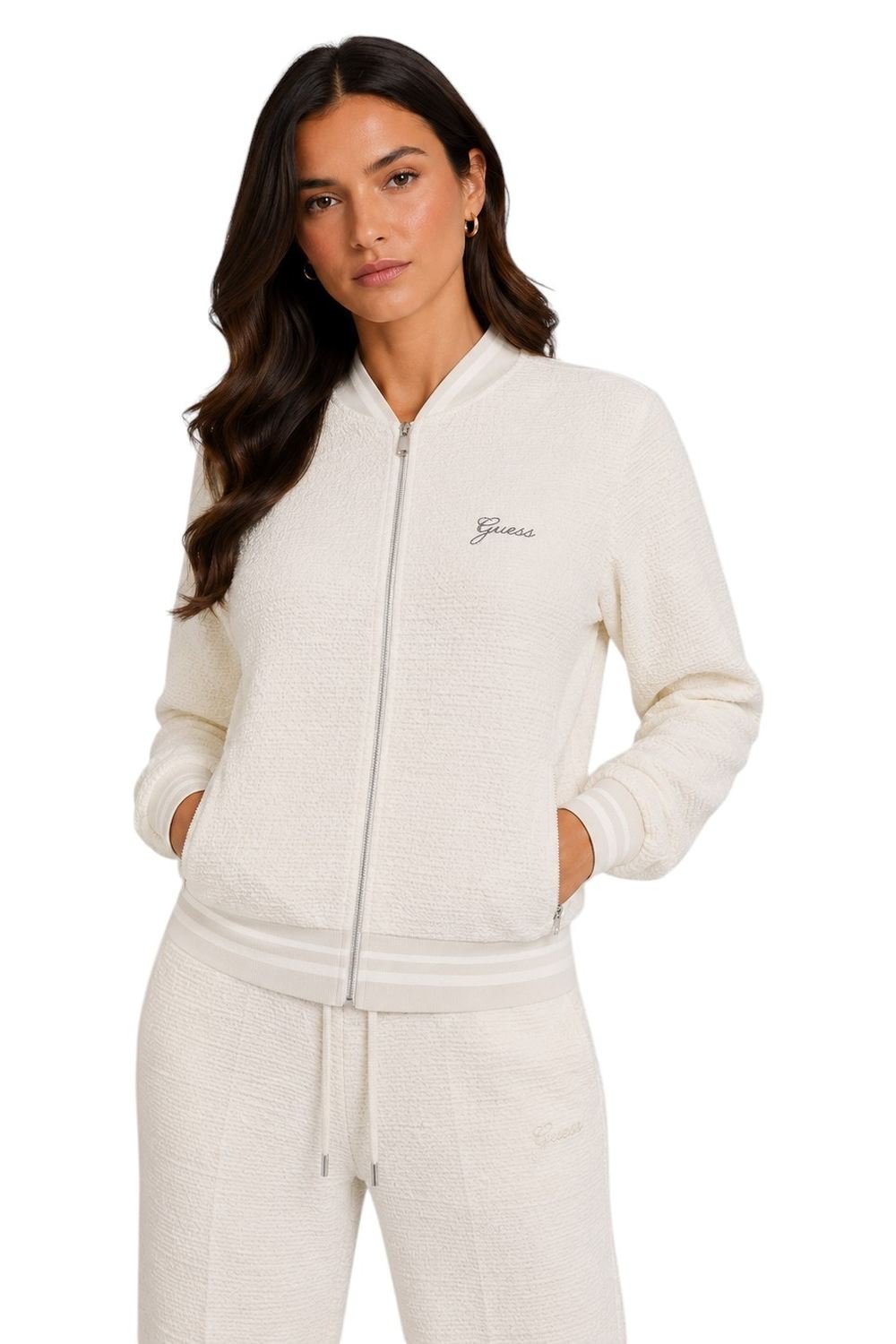 Chaqueta de la marca Guess Jeans Blanco