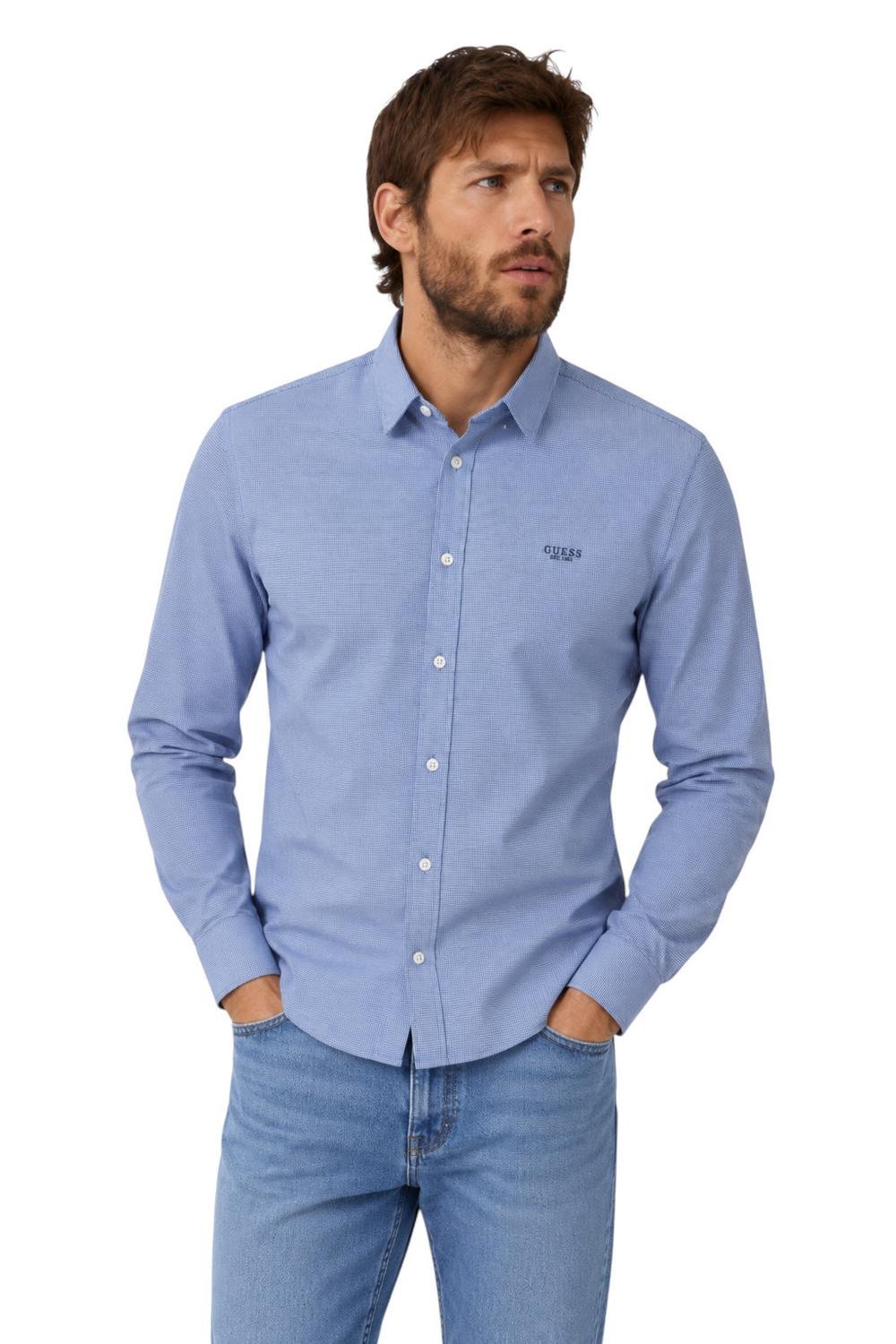 Camisa de la marca Guess Jeans Azul
