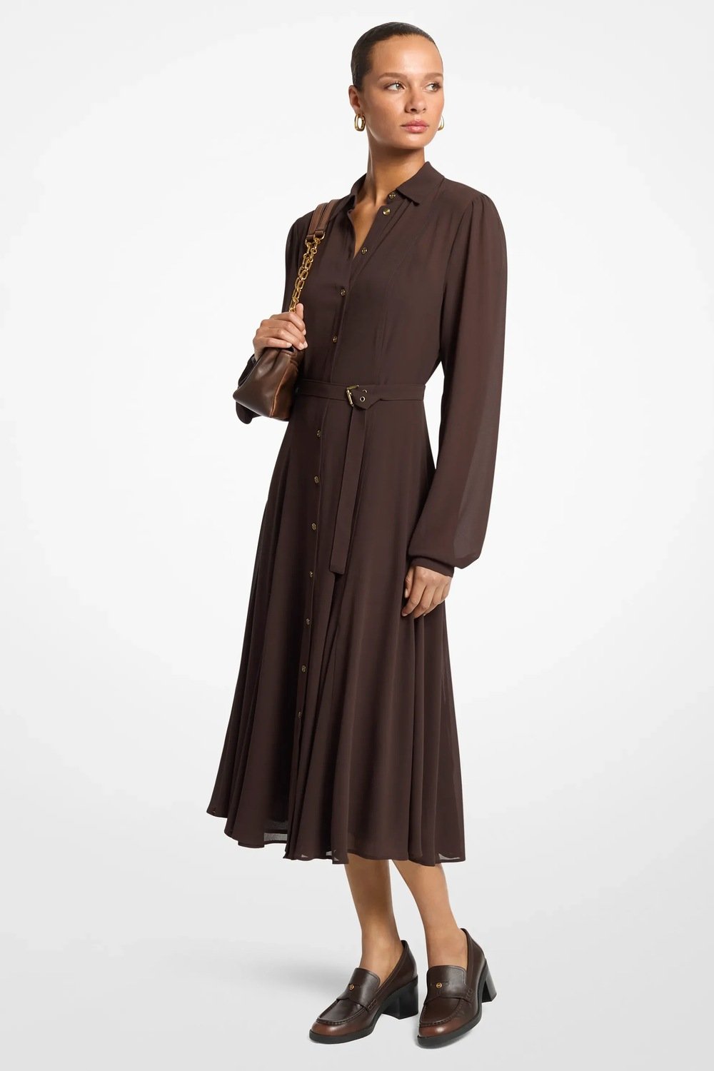 Vestido de la marca Michael Kors Marrón